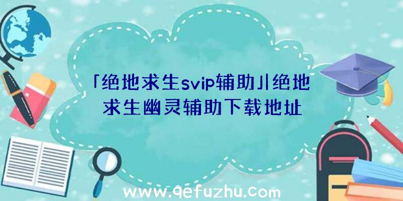 「绝地求生svip辅助」|绝地求生幽灵辅助下载地址